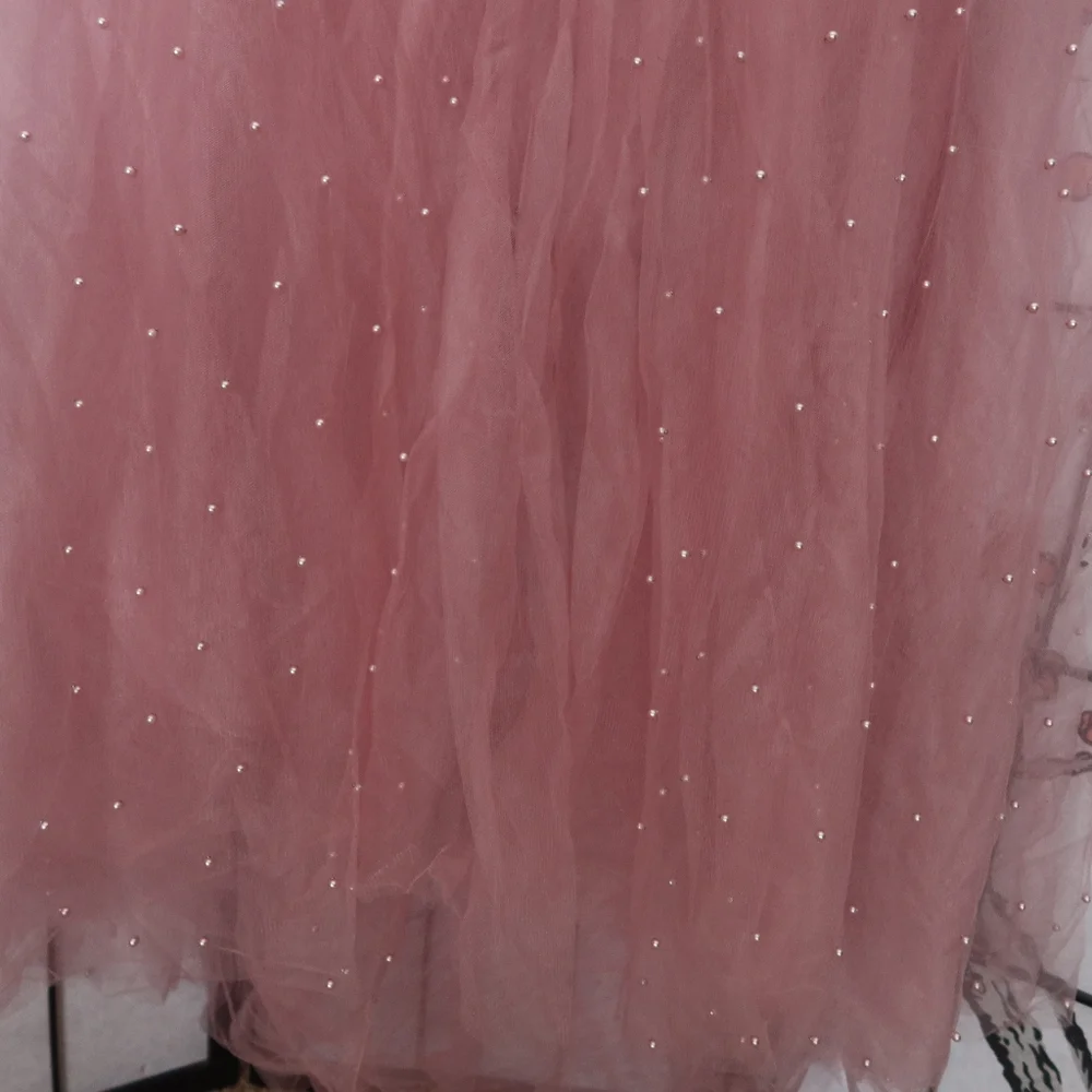 Flowy Pink Maternity Photo Shoot Dress Size XL - Picture 3 of 13
